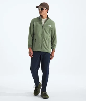 Chaqueta con cremallera completa Cedar Trail Grid Fleece para hombre