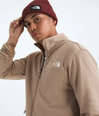 Chaqueta con cremallera completa Cedar Trail Grid Fleece para hombre