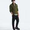 Chaqueta con cremallera completa Cedar Trail Grid Fleece para hombre