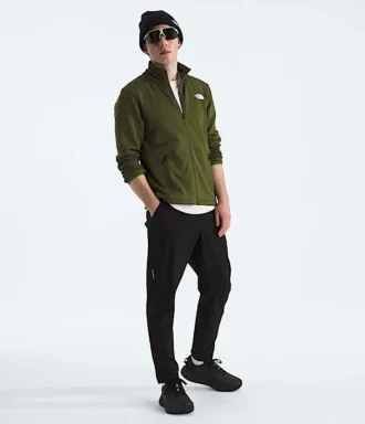 Chaqueta con cremallera completa Cedar Trail Grid Fleece para hombre