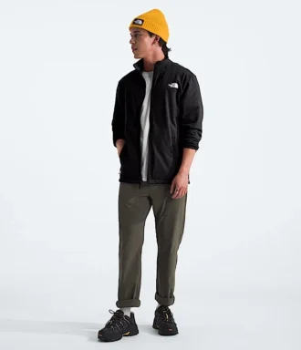 Chaqueta con cremallera completa Cedar Trail Grid Fleece para hombre