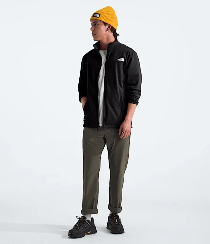 Chaqueta con cremallera completa Cedar Trail Grid Fleece para hombre