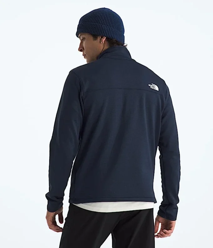 Chaqueta con cremallera completa Cedar Trail Grid Fleece para hombre
