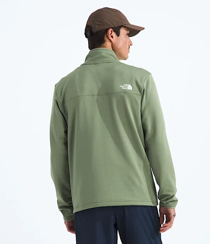 Chaqueta con cremallera completa Cedar Trail Grid Fleece para hombre
