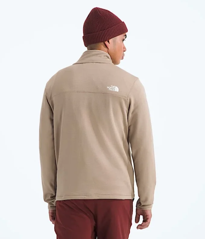 Chaqueta con cremallera completa Cedar Trail Grid Fleece para hombre