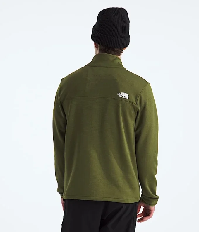 Chaqueta con cremallera completa Cedar Trail Grid Fleece para hombre