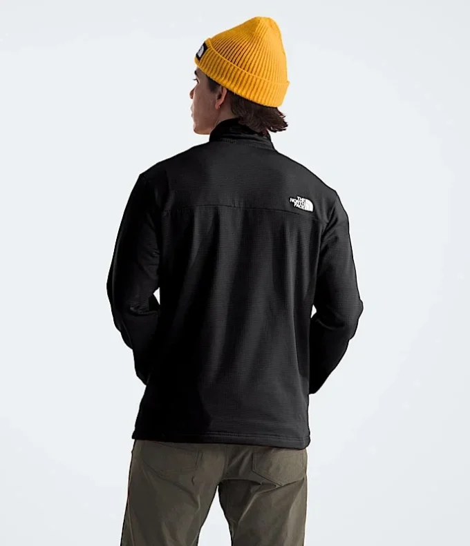 Chaqueta con cremallera completa Cedar Trail Grid Fleece para hombre