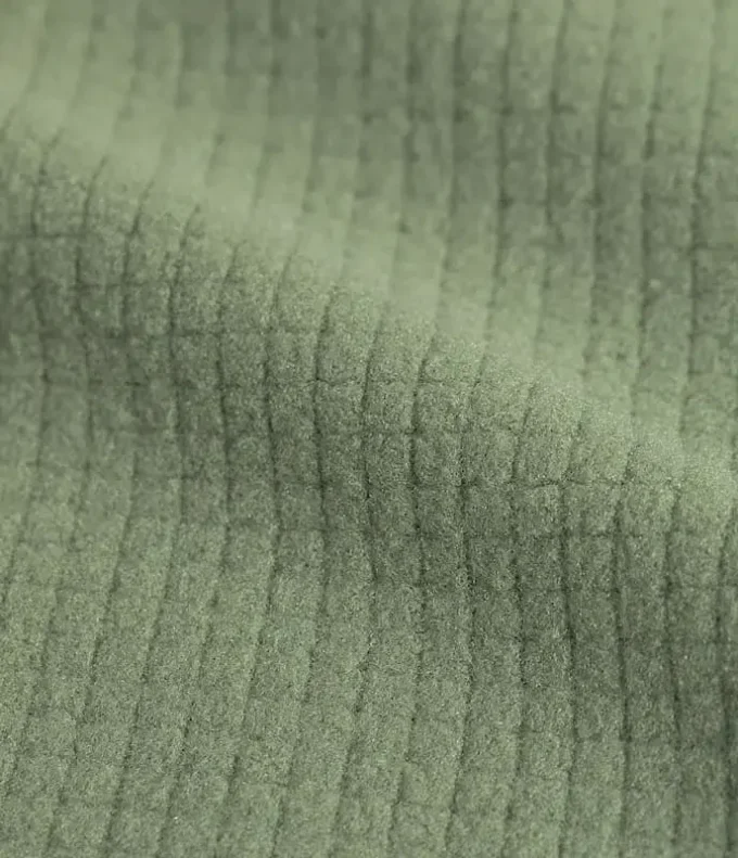 Chaqueta con cremallera completa Cedar Trail Grid Fleece para hombre