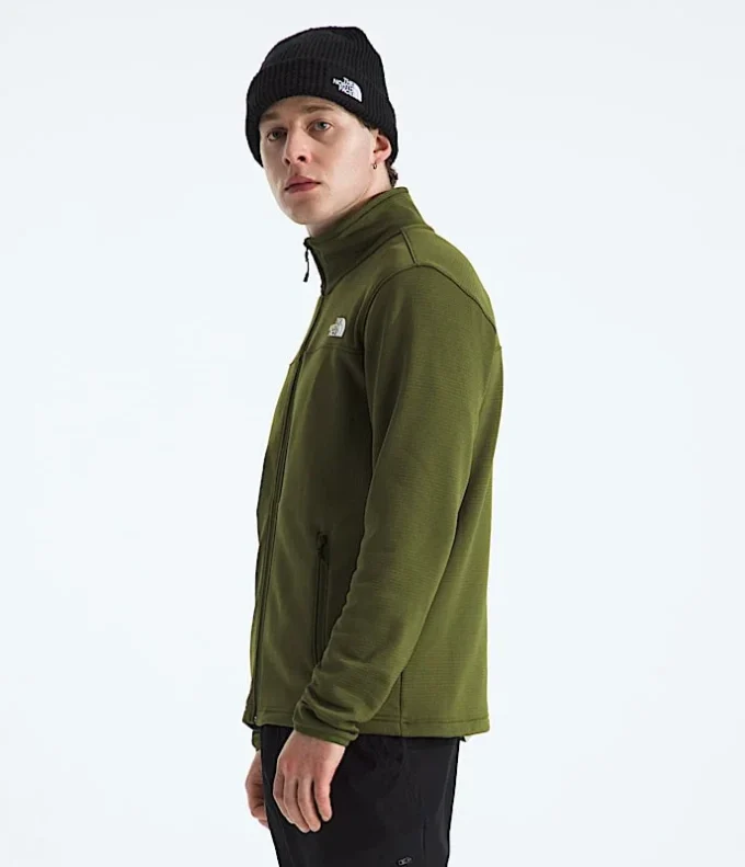 Chaqueta con cremallera completa Cedar Trail Grid Fleece para hombre