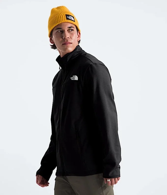Chaqueta con cremallera completa Cedar Trail Grid Fleece para hombre