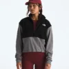 Chaqueta corta con media cremallera Glacier Fleece para mujer Chaqueta corta con media cremallera Glacier Fleece para mujer