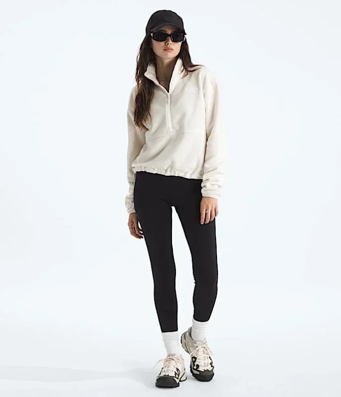 Chaqueta corta con media cremallera Glacier Fleece para mujer Chaqueta corta con media cremallera Glacier Fleece para mujer