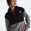 Chaqueta corta con media cremallera Glacier Fleece para mujer Chaqueta corta con media cremallera Glacier Fleece para mujer
