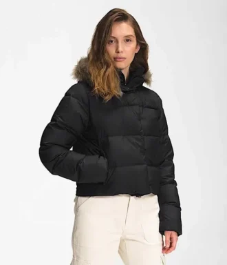 Chaqueta corta de plumón New Dealio para mujer