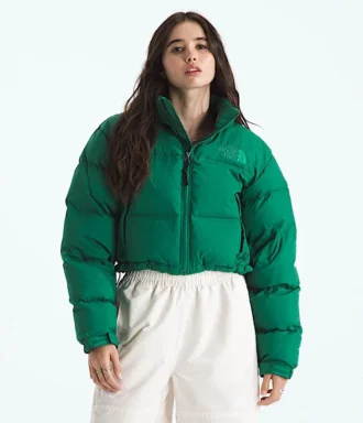 Chaqueta corta Nuptse DTM para mujer