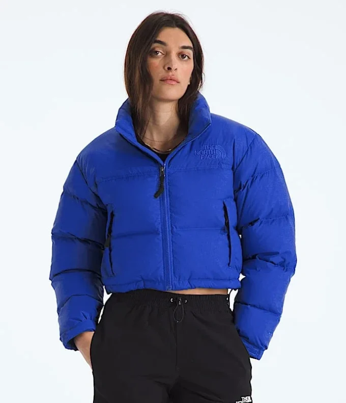 Chaqueta corta Nuptse DTM para mujer
