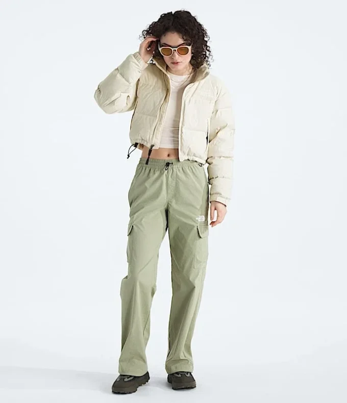 Chaqueta corta Nuptse DTM para mujer