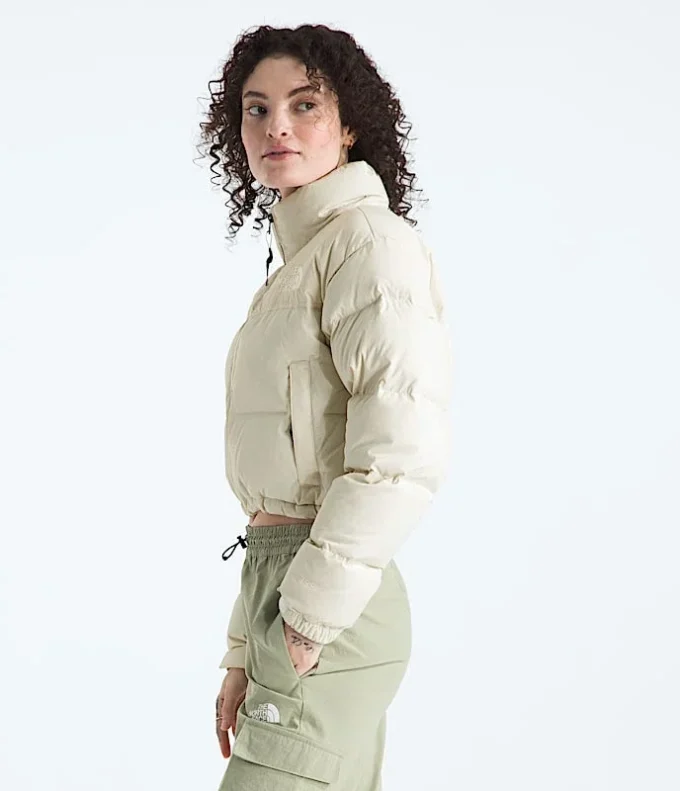 Chaqueta corta Nuptse DTM para mujer