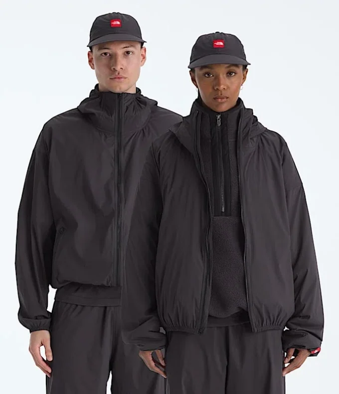 Chaqueta cortavientos con capucha plegable TNF™ Red Box para hombre Chaqueta cortavientos con capucha plegable TNF™ Red Box para hombre