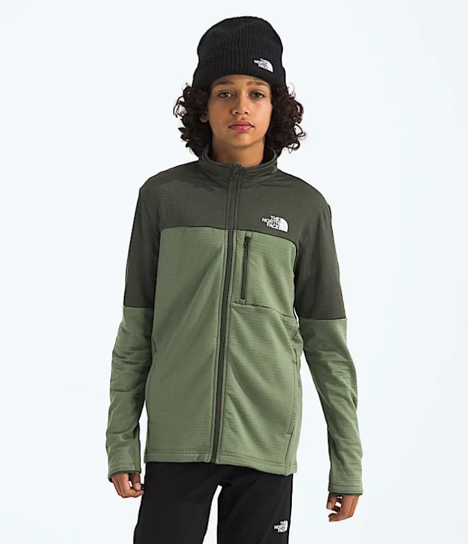 Chaqueta de media capa con cremallera completa para niños y niñas Chaqueta de media capa con cremallera completa para niños y niñas