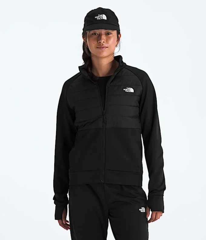 Chaqueta híbrida con cremallera completa Reaxion 2.0 para mujer Chaqueta híbrida con cremallera completa Reaxion 2.0 para mujer