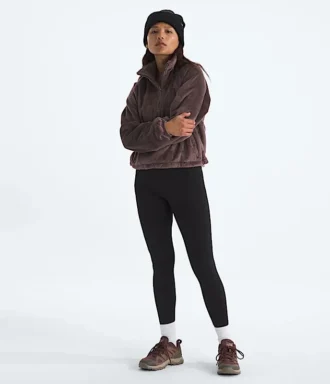 Chaqueta Osito Lux ¼-Zip para mujer