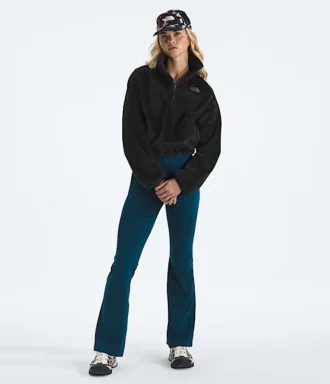 Chaqueta Osito Lux ¼-Zip para mujer