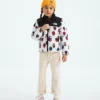 Chaqueta retro Nuptse para niños 1996 — Estampado