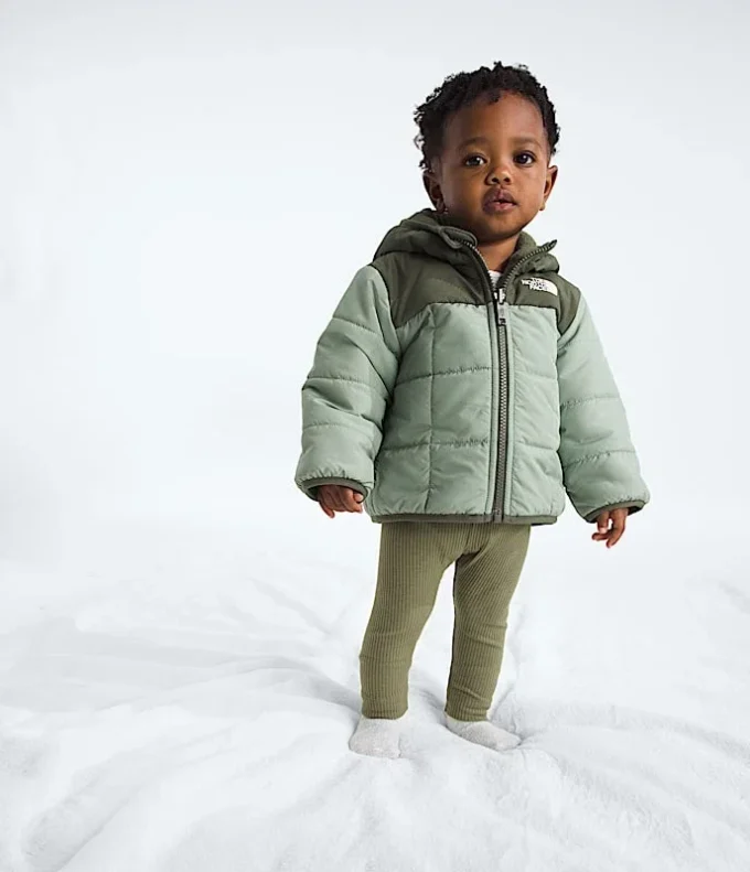 Chaqueta reversible con capucha y cremallera completa Shasta para bebé niño Chaqueta reversible con capucha y cremallera completa Shasta para bebé niño