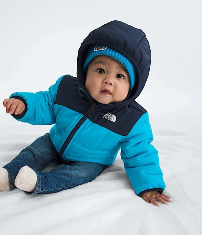 Chaqueta reversible con capucha y cremallera completa Shasta para bebé niño Chaqueta reversible con capucha y cremallera completa Shasta para bebé niño