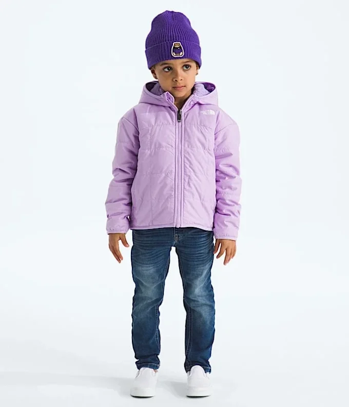 Chaqueta reversible con capucha y cremallera completa Shasta para niña Chaqueta reversible con capucha y cremallera completa Shasta para niña