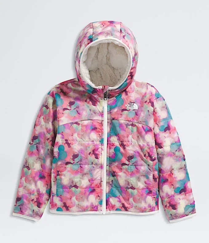 Chaqueta reversible con capucha y cremallera completa Shasta para niña — Estampado