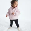 Chaqueta reversible con capucha y cremallera completa Shasta para niñas Chaqueta reversible con capucha y cremallera completa Shasta para niñas