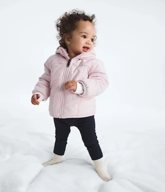 Chaqueta reversible con capucha y cremallera completa Shasta para niñas Chaqueta reversible con capucha y cremallera completa Shasta para niñas
