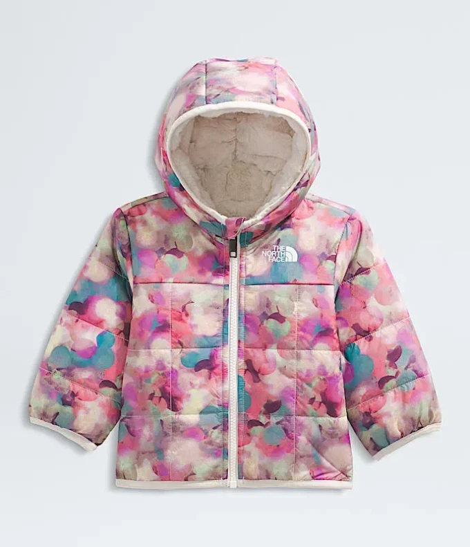 Chaqueta reversible con capucha y cremallera completa Shasta para niñas, estampada Chaqueta reversible con capucha y cremallera completa Shasta para niñas, estampada