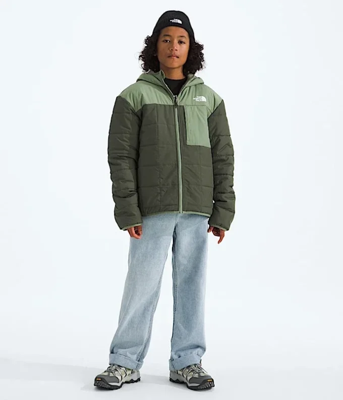 Chaqueta reversible con capucha y cremallera completa Shasta para niño