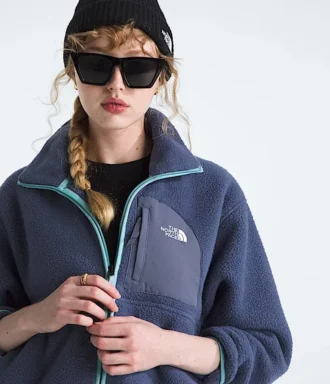 Chaqueta Yumiori Off Peak con cremallera completa para mujer