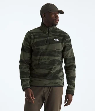 Forro polar Glacier con media cremallera para hombre — Estampado
