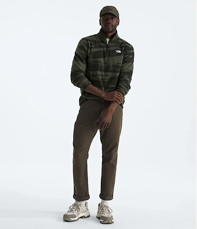 Forro polar Glacier con media cremallera para hombre — Estampado