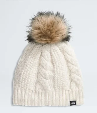 Gorro infantil forrado con pompón de pelo Oh Mega