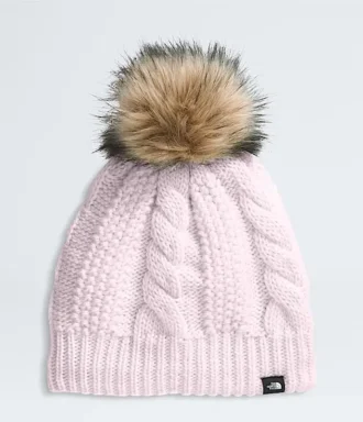 Gorro infantil forrado con pompón de pelo Oh Mega