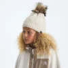 Gorro infantil forrado con pompón de pelo Oh Mega Gorro infantil forrado con pompón de pelo Oh Mega