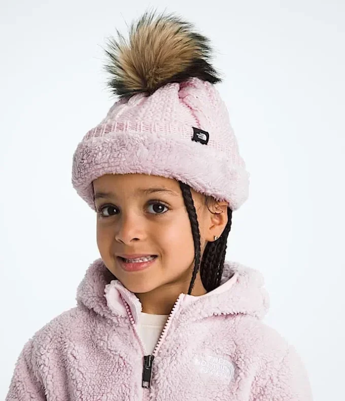Gorro infantil forrado con pompón de pelo Oh Mega Gorro infantil forrado con pompón de pelo Oh Mega