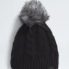 Gorro Oh Mega Fur Pom Lined Beanie para mujer Gorro Oh Mega Fur Pom Lined Beanie para mujer