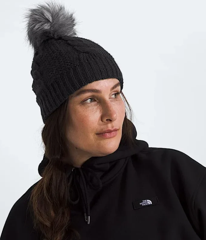Gorro Oh Mega Fur Pom Lined Beanie para mujer Gorro Oh Mega Fur Pom Lined Beanie para mujer