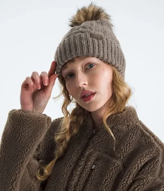 Gorro Oh Mega Fur Pom para mujer