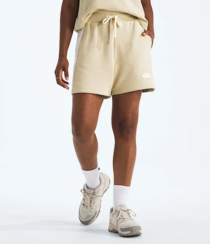 Pantalones cortos holgados de felpa para mujer