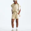 Pantalones cortos holgados de felpa para mujer