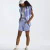 Pantalones cortos holgados de felpa para mujer