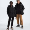 Parka corta con forro polar North Down para niño y niña